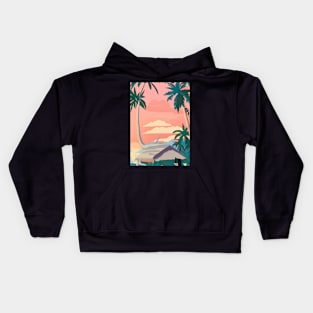 Hawaii Painting Kids Hoodie